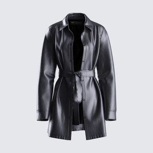 Kylie Vegan Leather Jacket